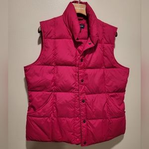 Lands End down puffer vest